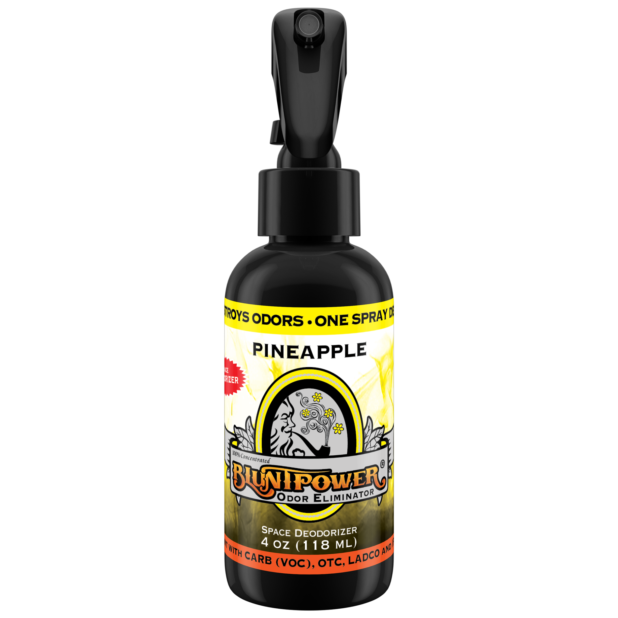 BluntPower Odor Eliminator - Pineapple Scent Size: 4 fl oz