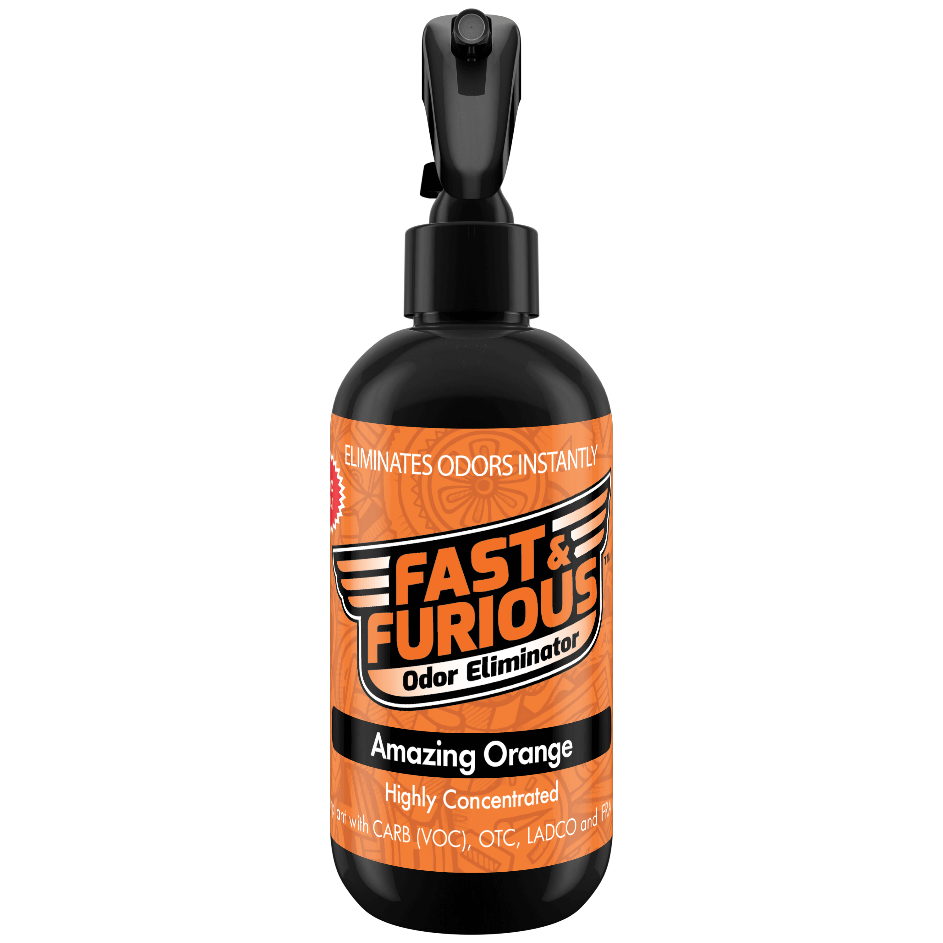 Fast and Furious Odor Eliminator - Amazing Orange Scent