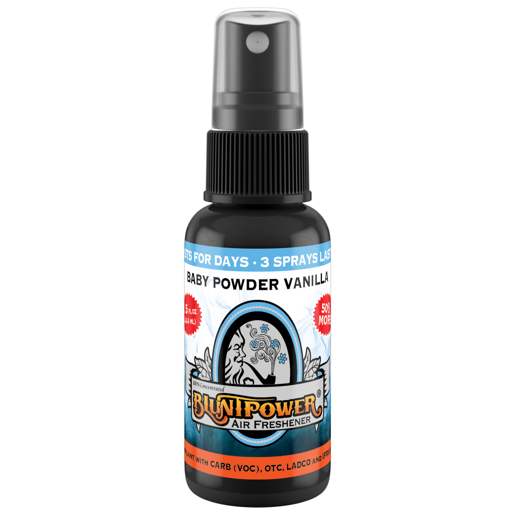 BluntPower Air Freshener - Signature Series Fragrance: Baby Powder Vanilla
