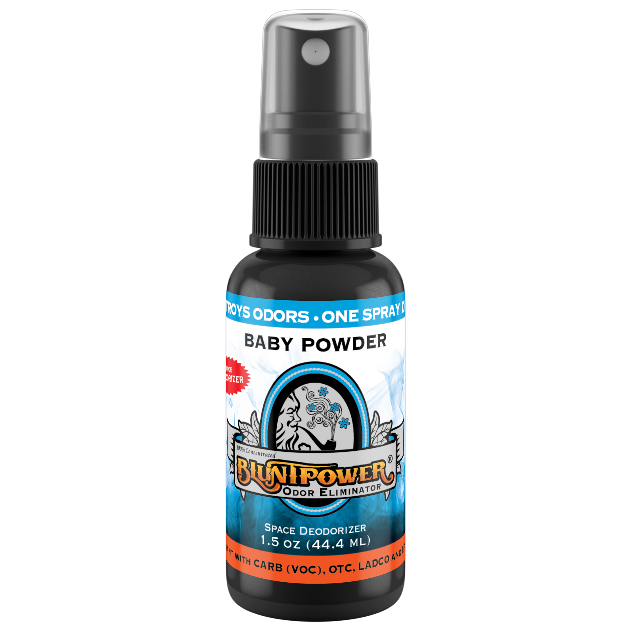 BluntPower Odor Eliminator - Baby Powder Scent Size: 1.5fl oz