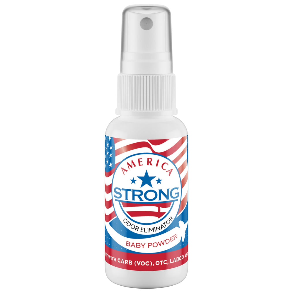 America Strong Odor Eliminator - Baby Powder Scent Size: 1.5oz