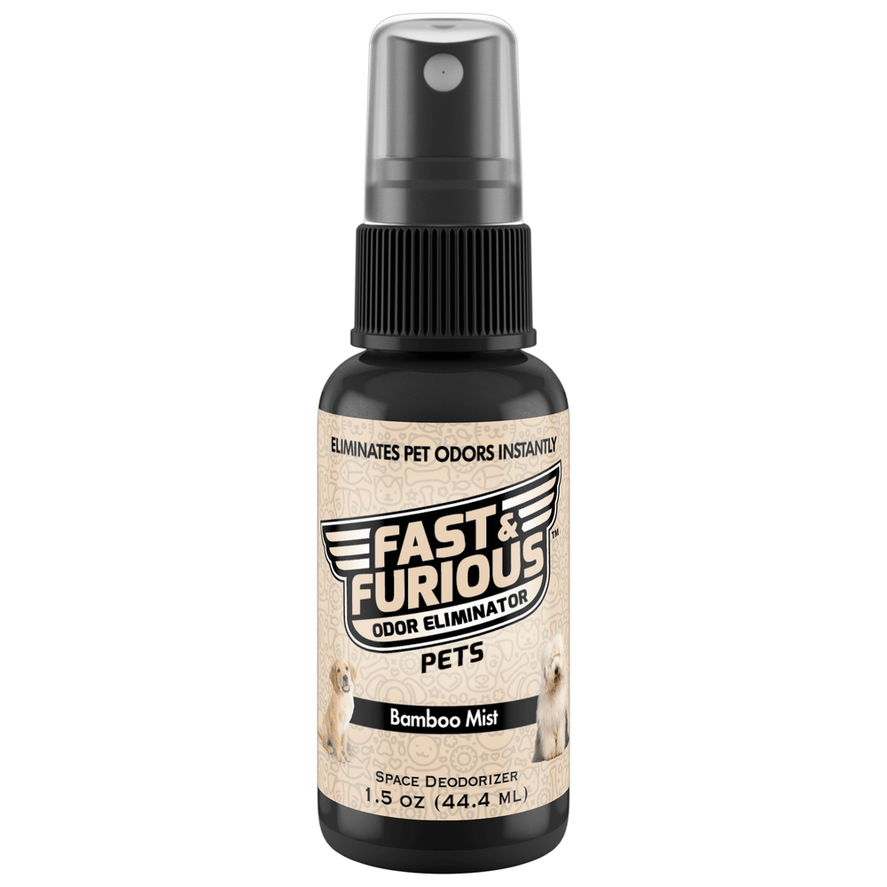 Fast and Furious Pets Odor Eliminator - Bamboo Mist Scent Size: 1.5oz