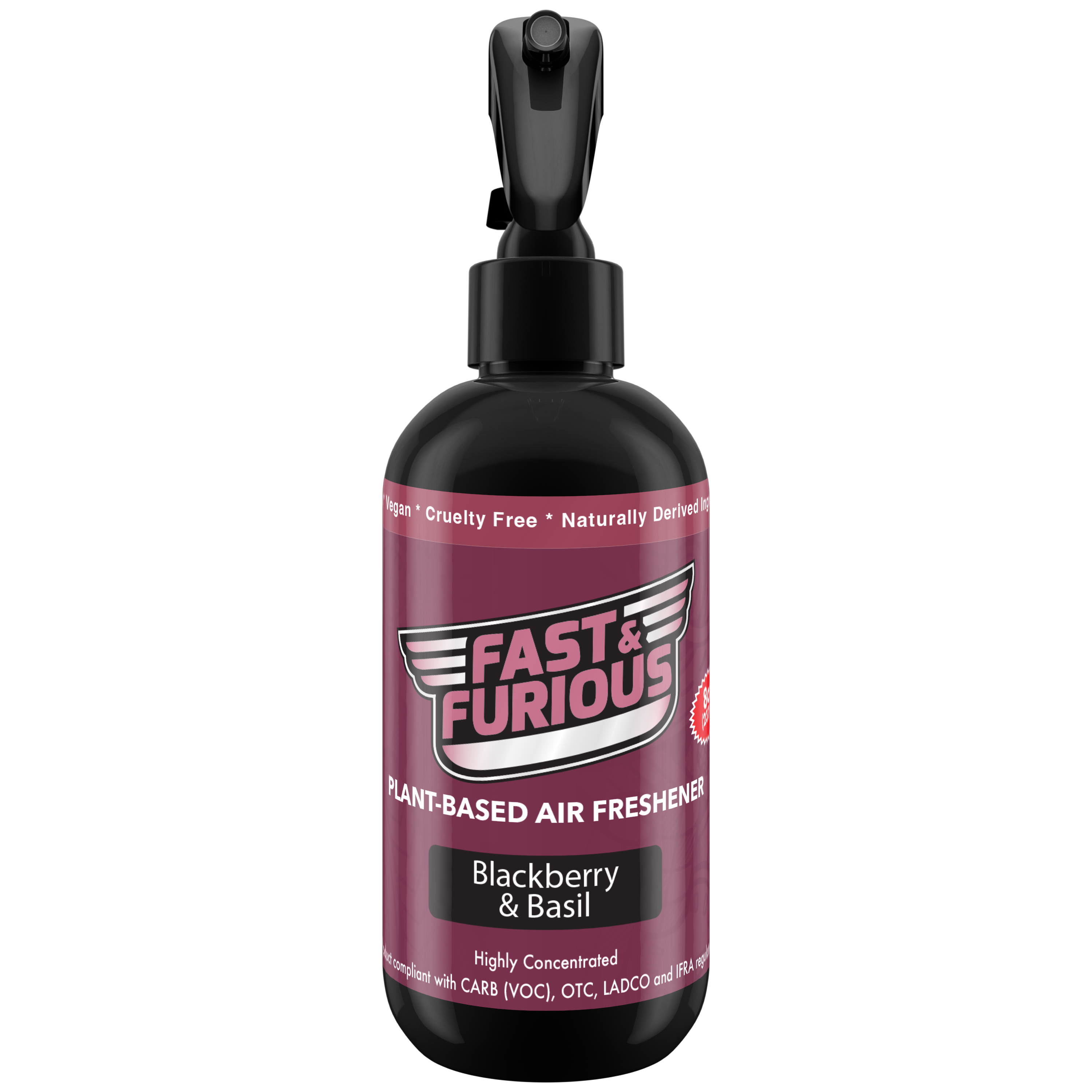 Fast and Furious Plant-Based Air Freshener - Blackberry & Basil Scent