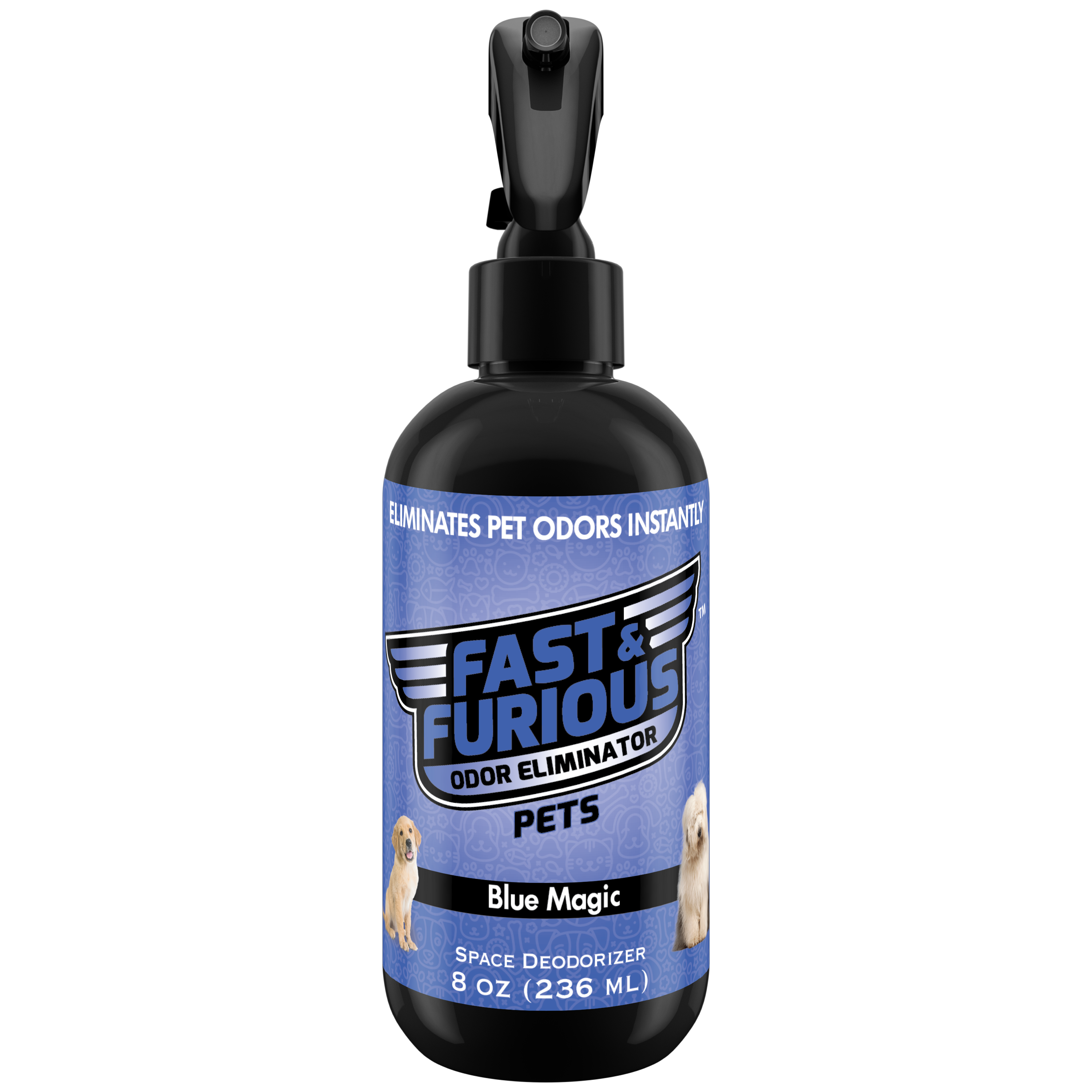 Fast and Furious Pets Odor Eliminator - Blue Magic Scent