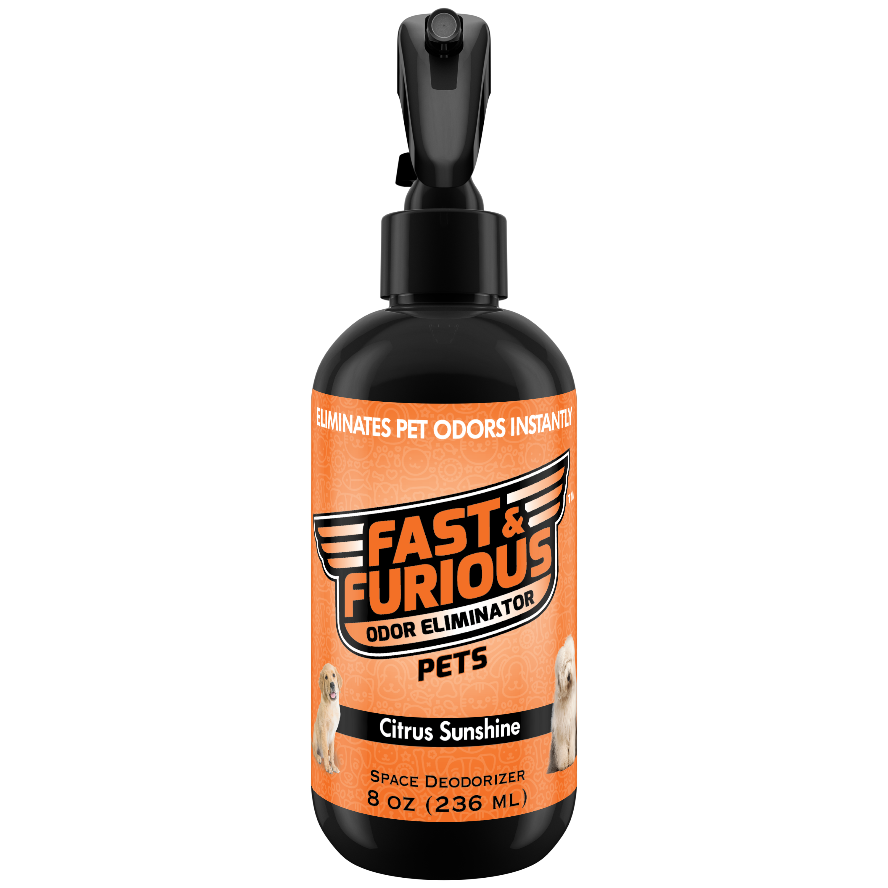 Fast and Furious Pets Odor Eliminator - Citrus Sunshine Scent