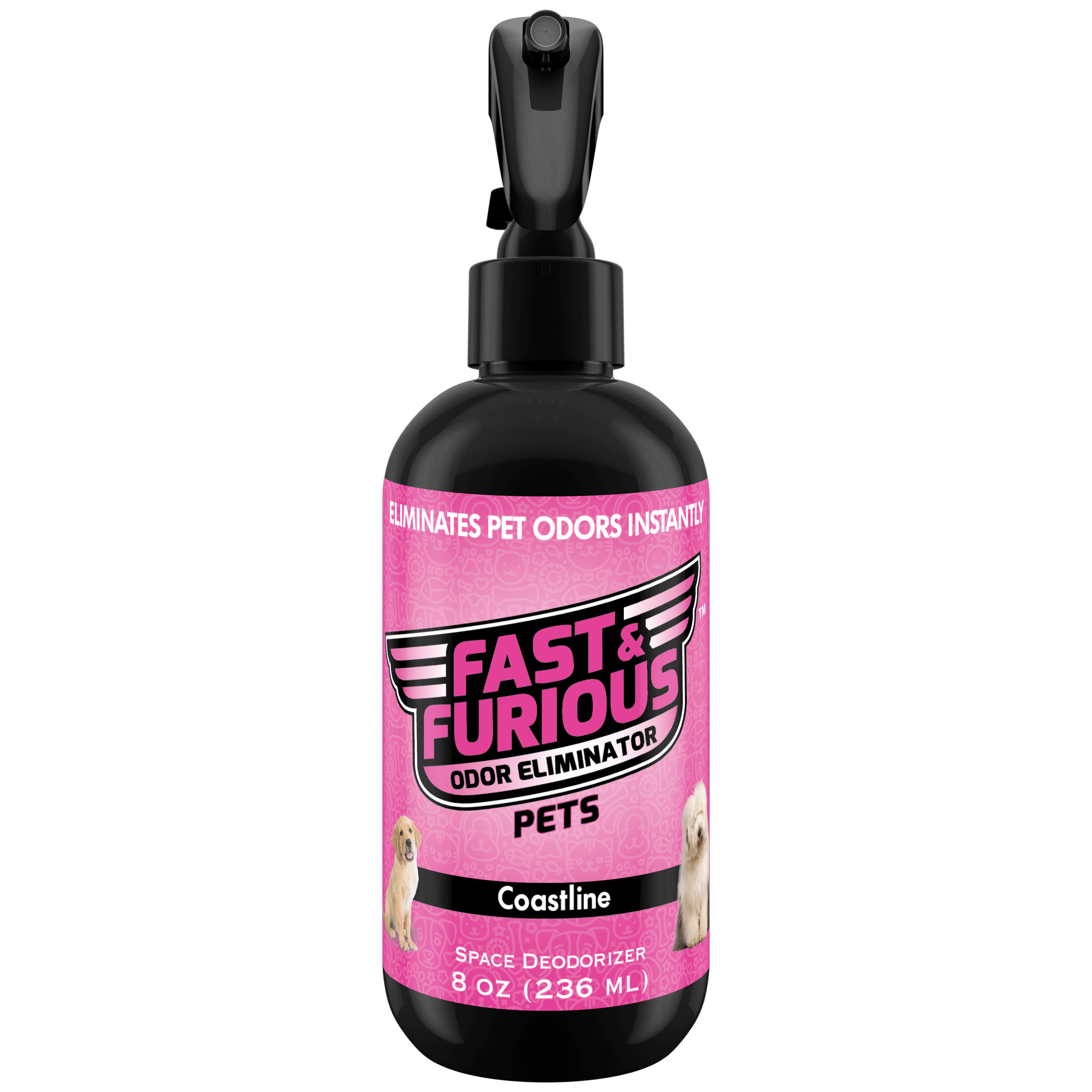 Fast and Furious Pets Odor Eliminator - Coastline Scent Size: 8oz