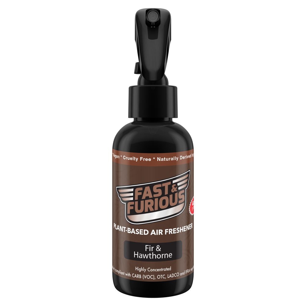 Fast and Furious Plant-Based Air Freshener - Fir & Hawthorne Scent Size: 4oz