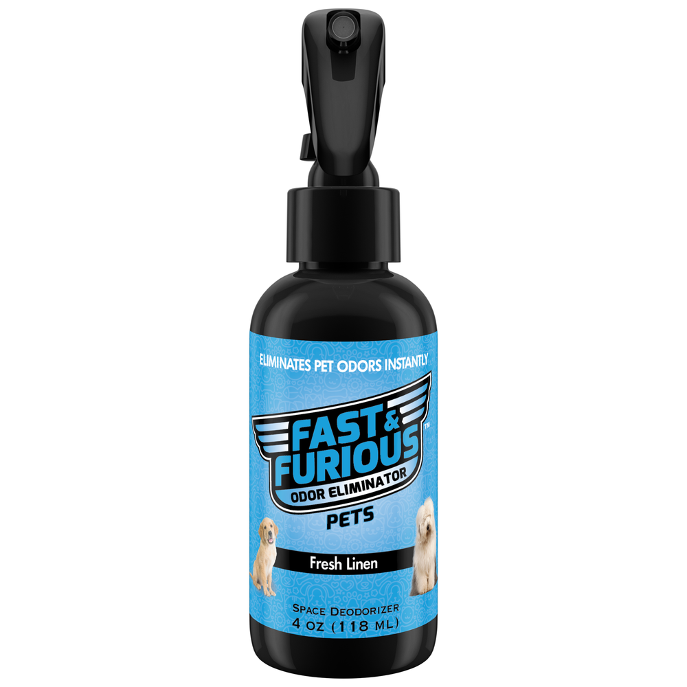 Fast and Furious Pets Odor Eliminator - Fresh Linen Scent Size: 4oz