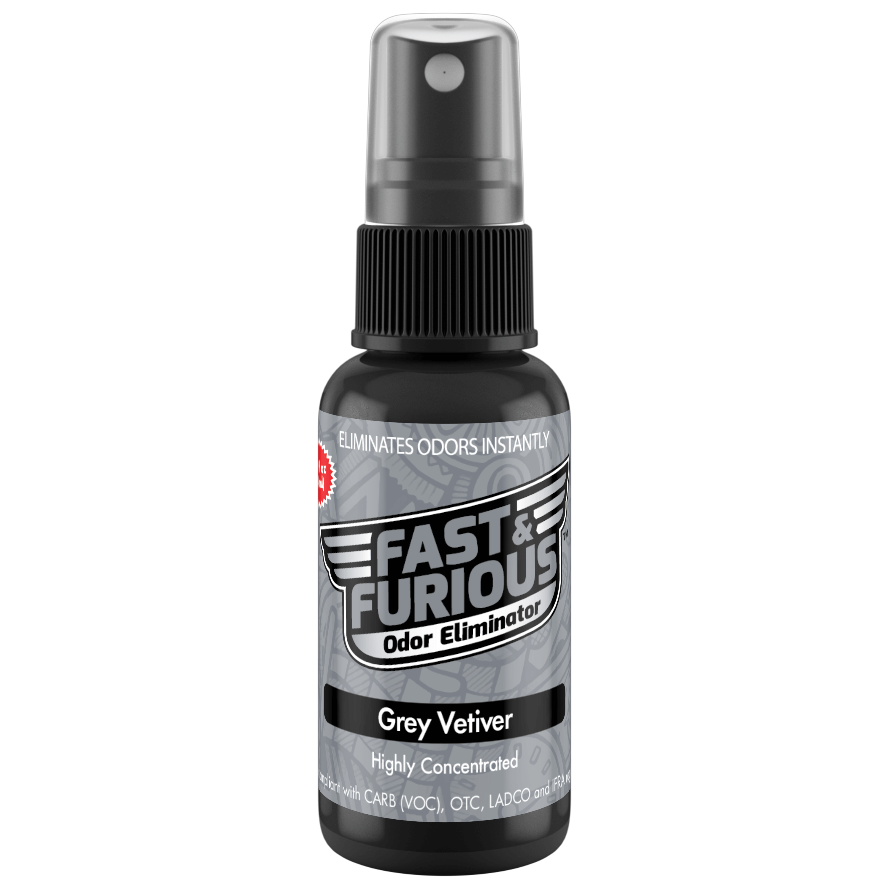 Fast and Furious Odor Eliminator - Grey Vetiver Scent
