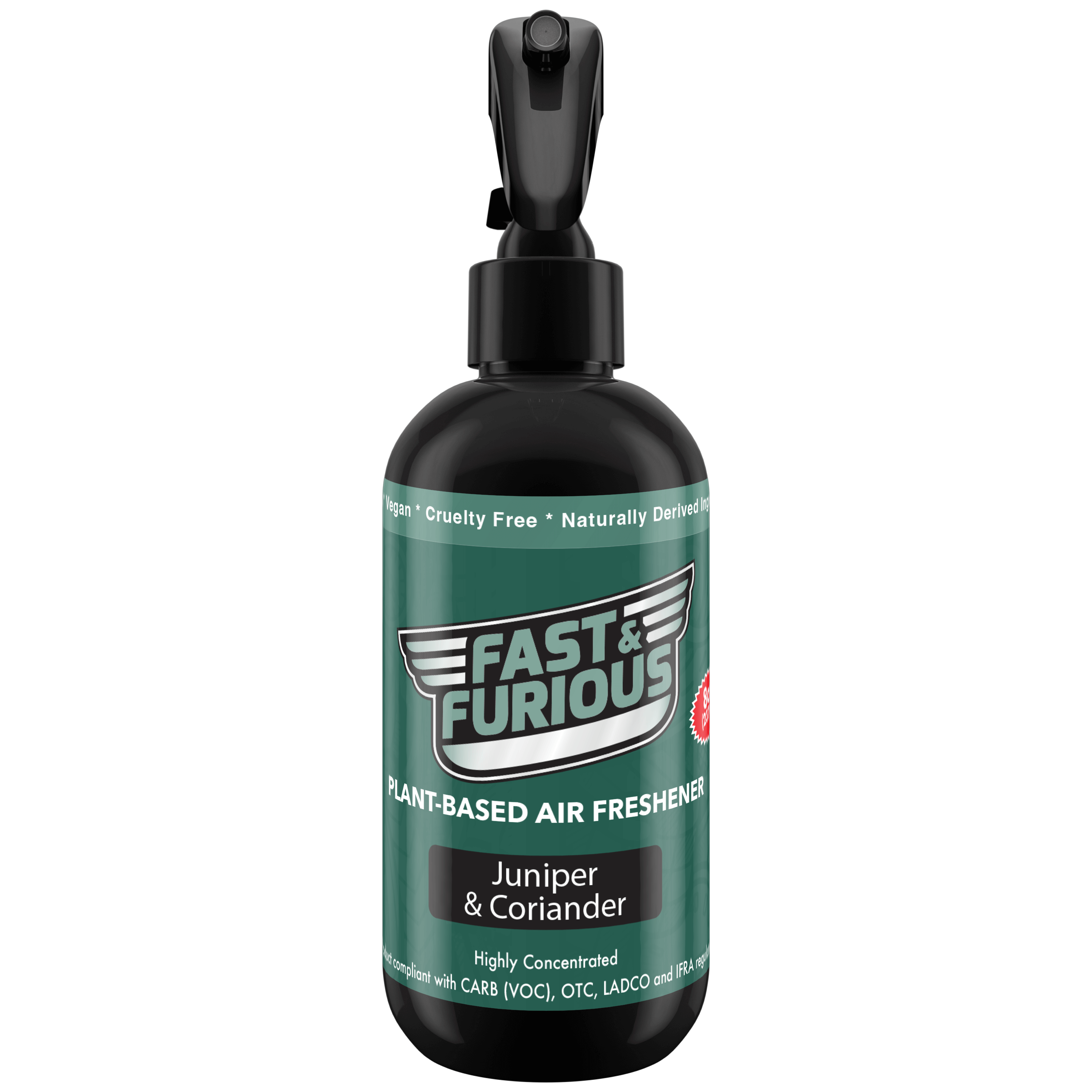 Fast and Furious Plant-Based Air Freshener - Juniper & Coriander Scent Size: 8oz