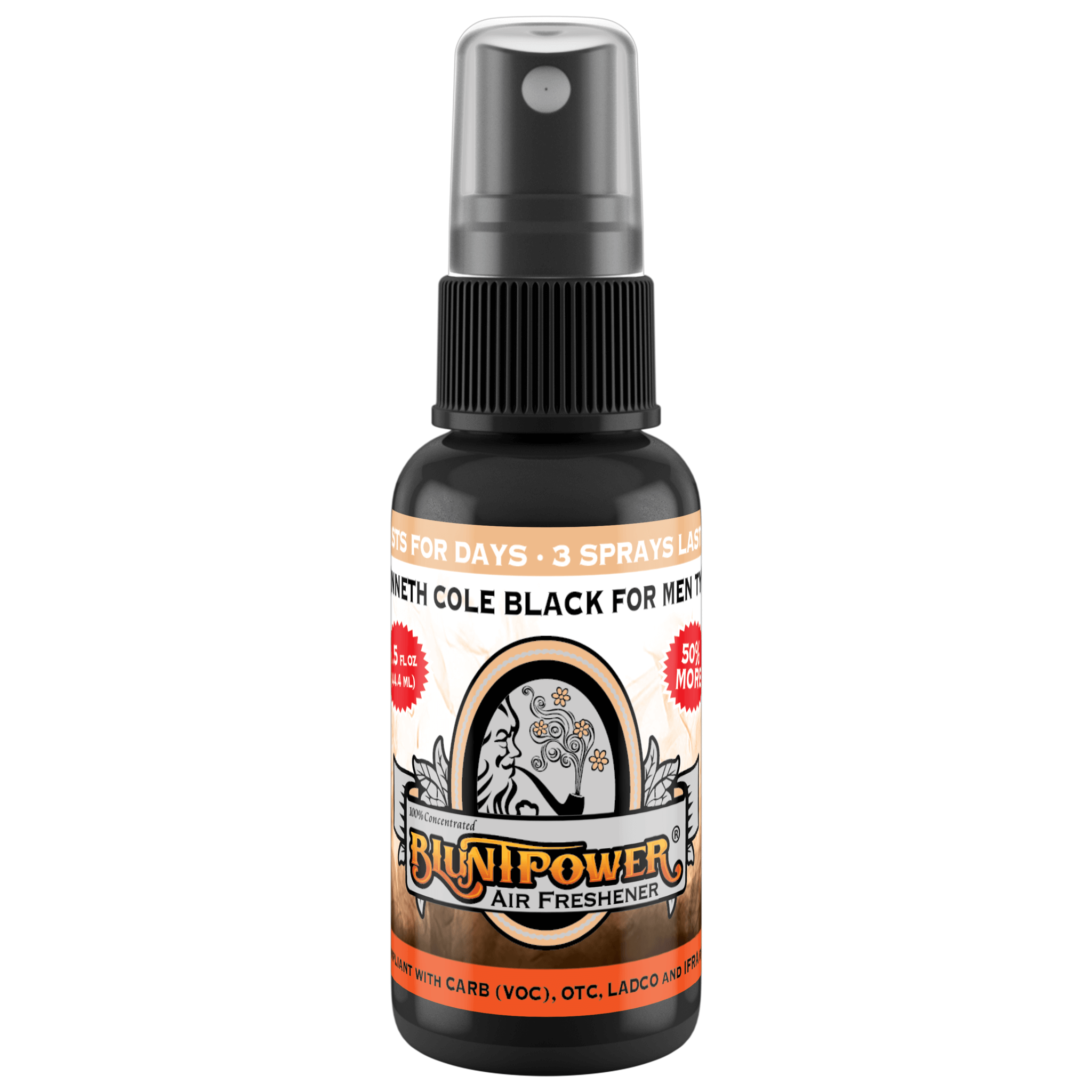 BluntPower Air Freshener - Signature Series Fragrance: Kenneth Cole Black for Men Type