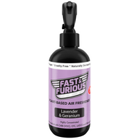 Fast and Furious Plant-Based Air Freshener - Lavender & Geranium Scent Size: 8oz
