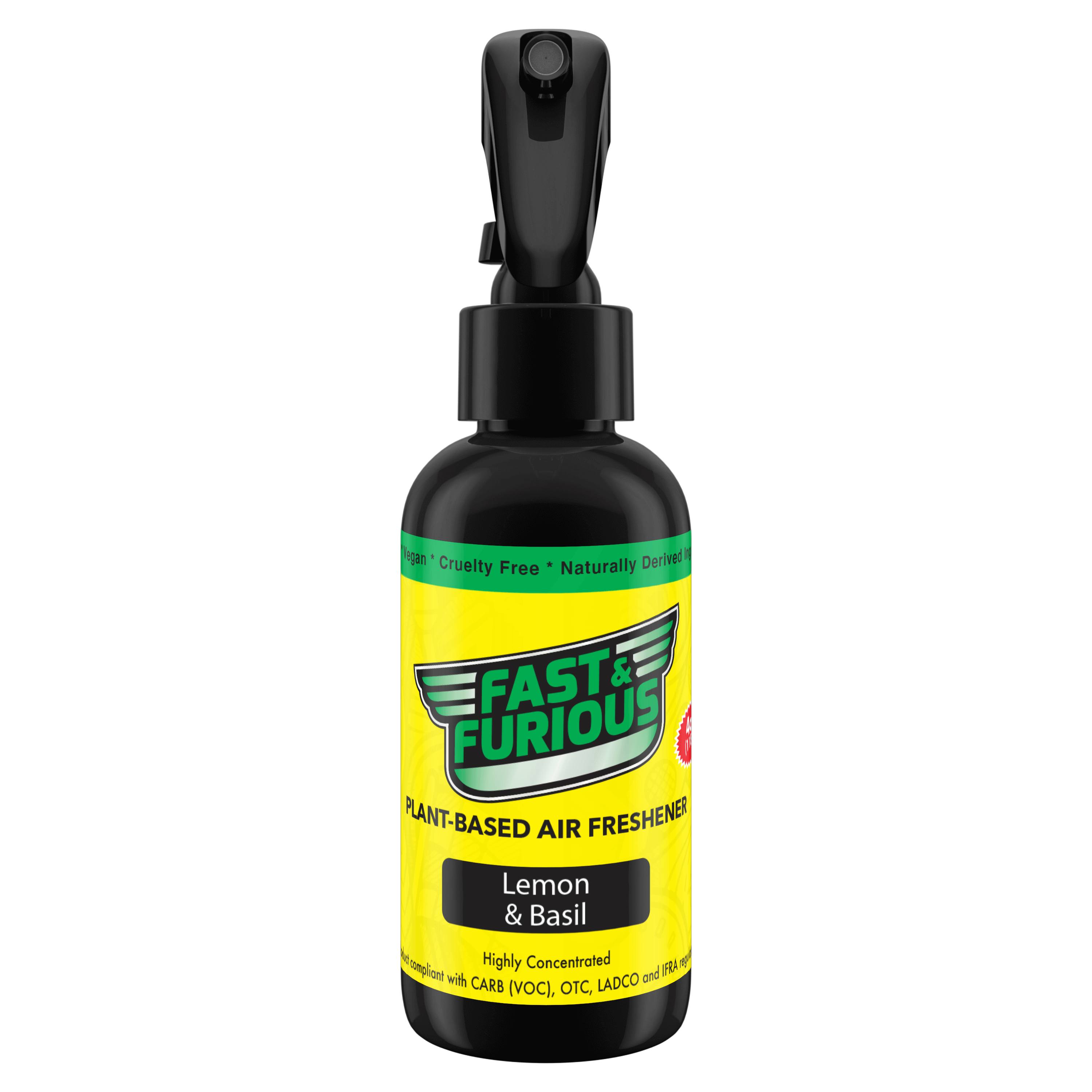 Fast and Furious Plant-Based Air Freshener - Lemon & Basil Scent