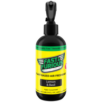 Fast and Furious Plant-Based Air Freshener - Lemon & Basil Scent Size: 8oz