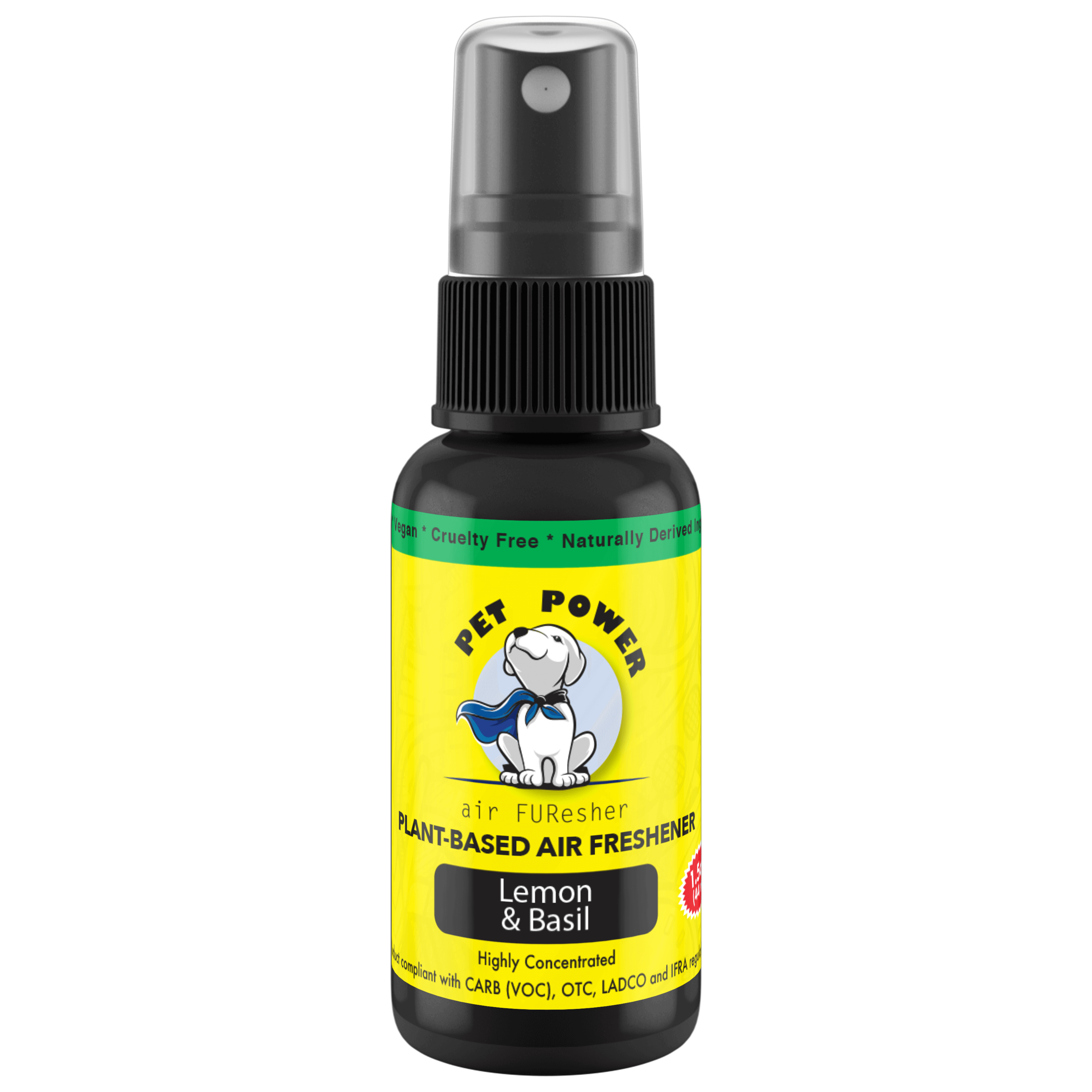 Pet Power Lemon & Basil Plant-Based Air Freshener