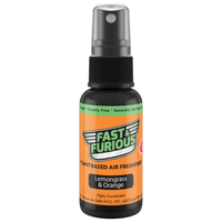 Fast and Furious Plant-Based Air Freshener - Lemongrass & Orange Scent Size: 1.5oz