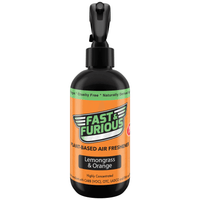 Fast and Furious Plant-Based Air Freshener - Lemongrass & Orange Scent Size: 8oz