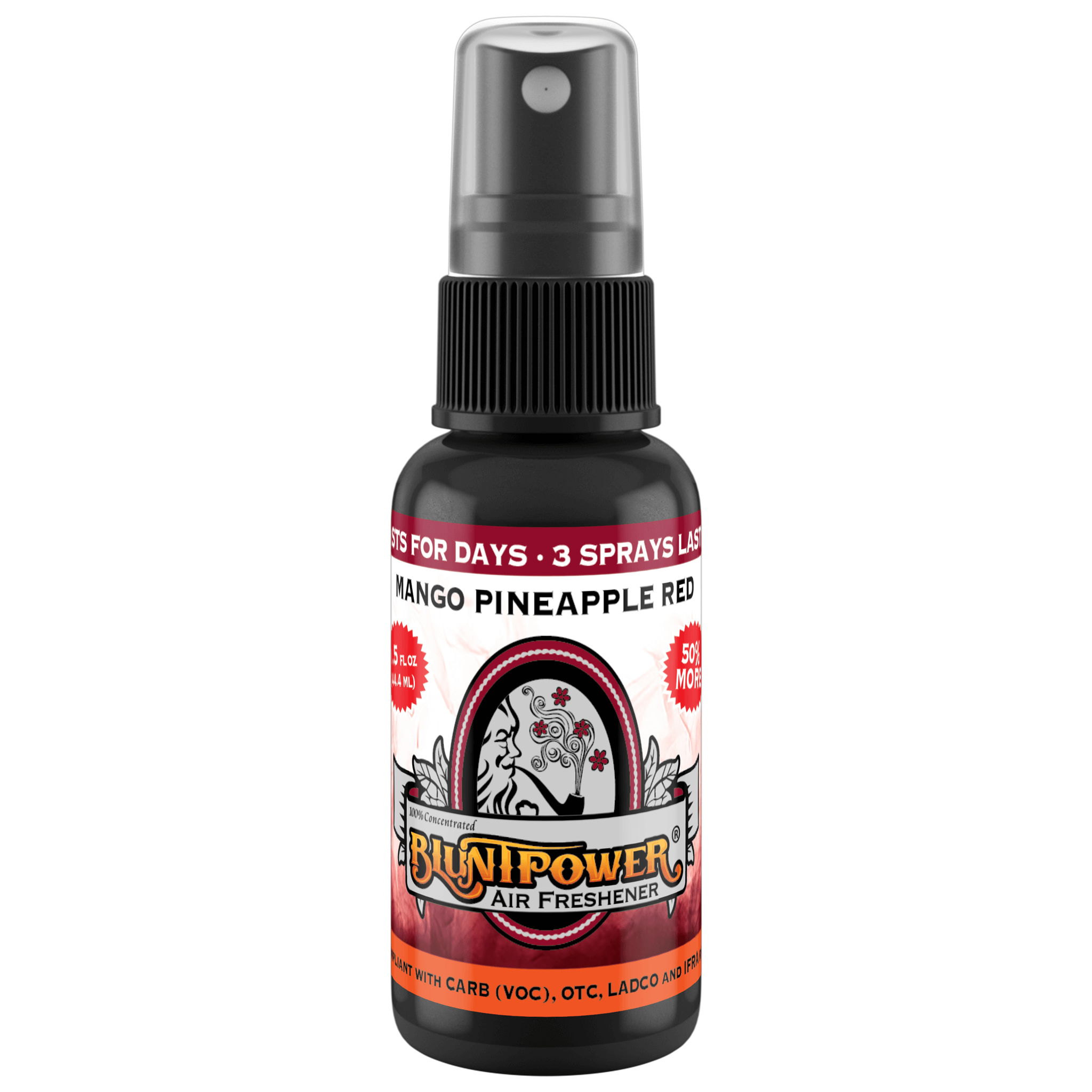 BluntPower Air Freshener - Signature Series Fragrance: Mango Pineapple Red