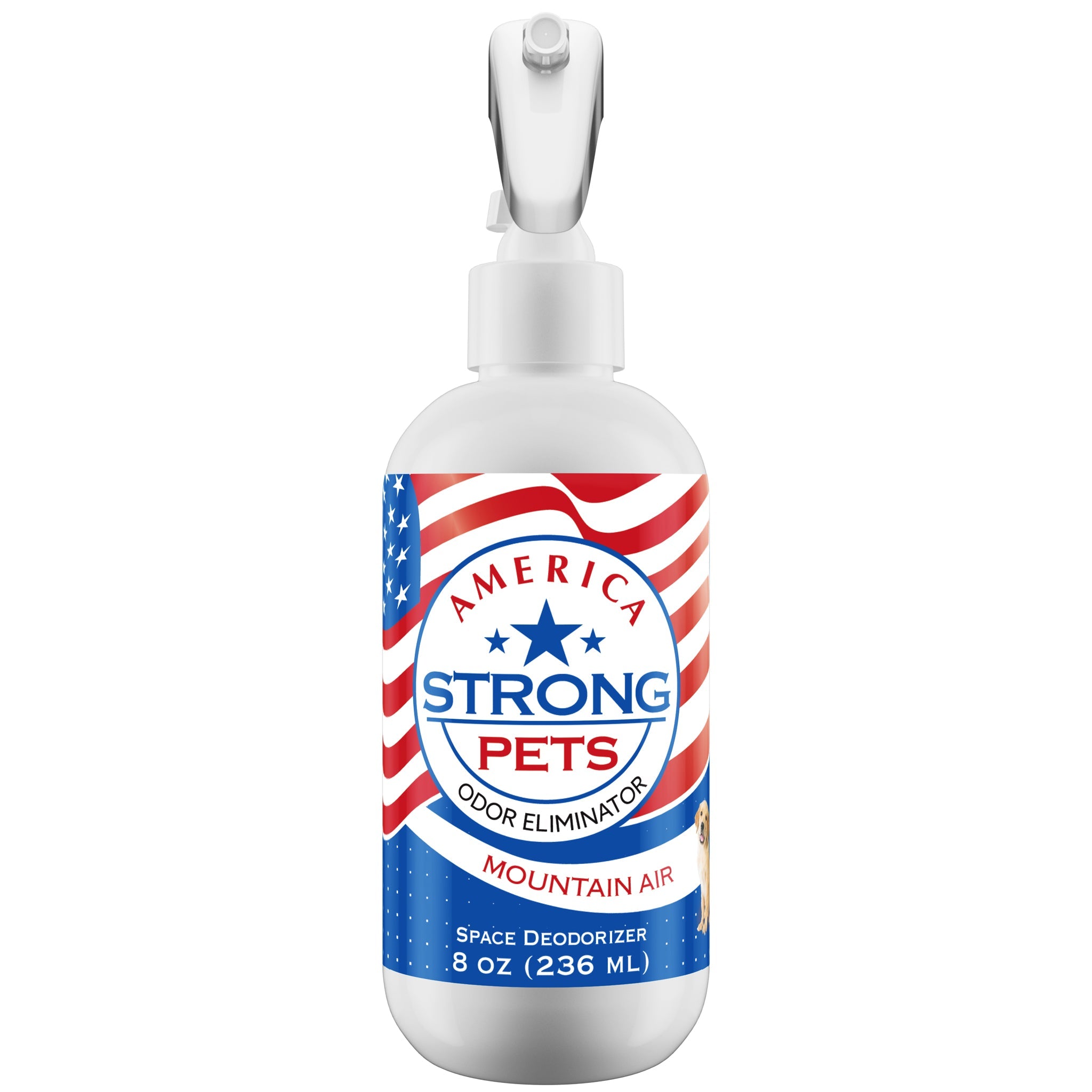 America Strong Pet Odor Eliminator - Mountain Air Scent Size: 8 fl oz
