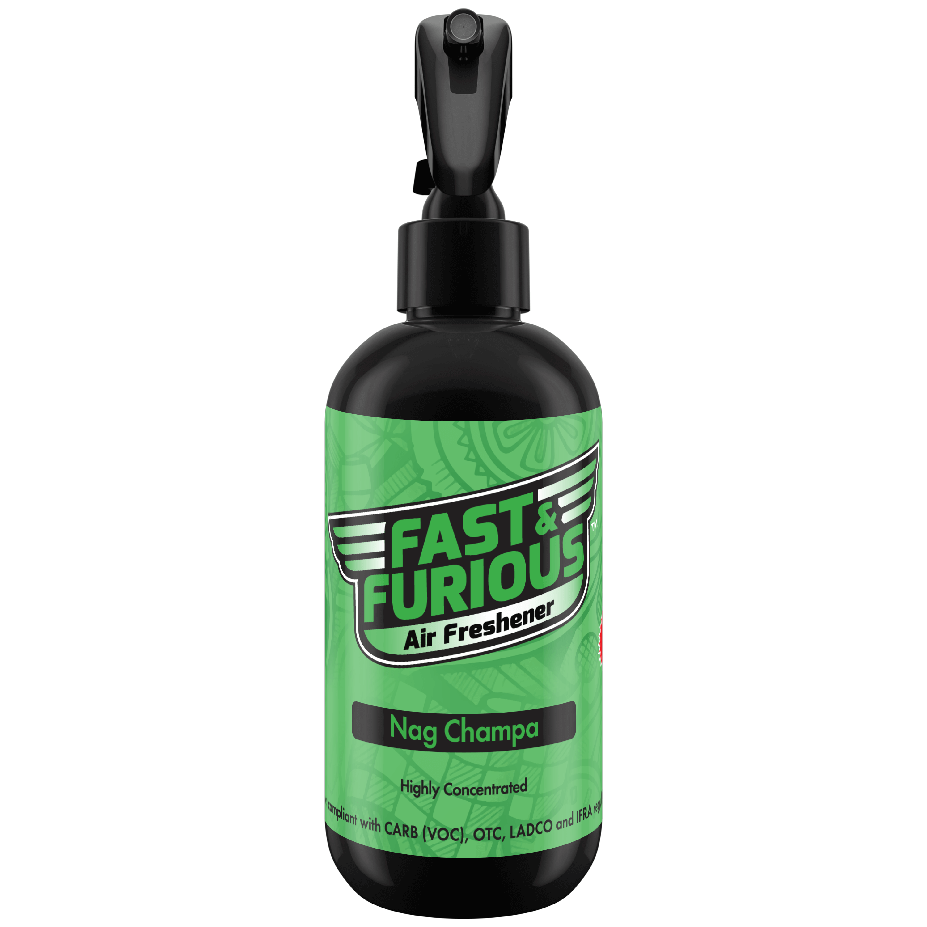 Fast and Furious Air Freshener - Nag Champa Scent Size: 8oz