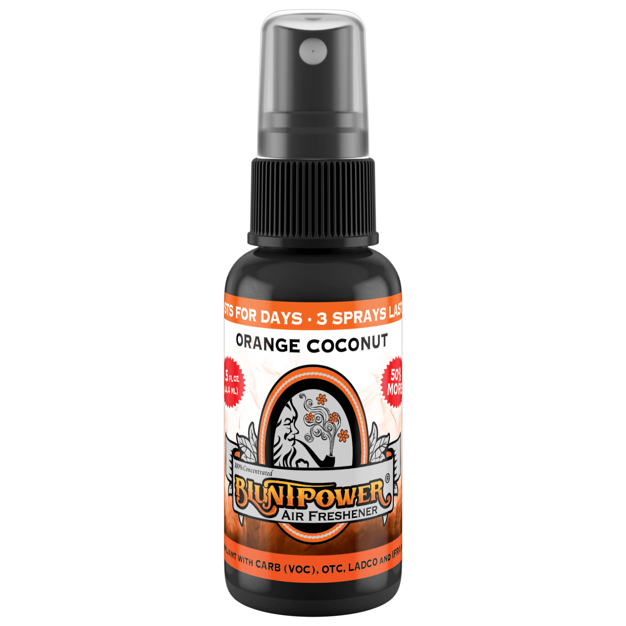 BluntPower Air Freshener - Signature Series Fragrance: Orange Coconut