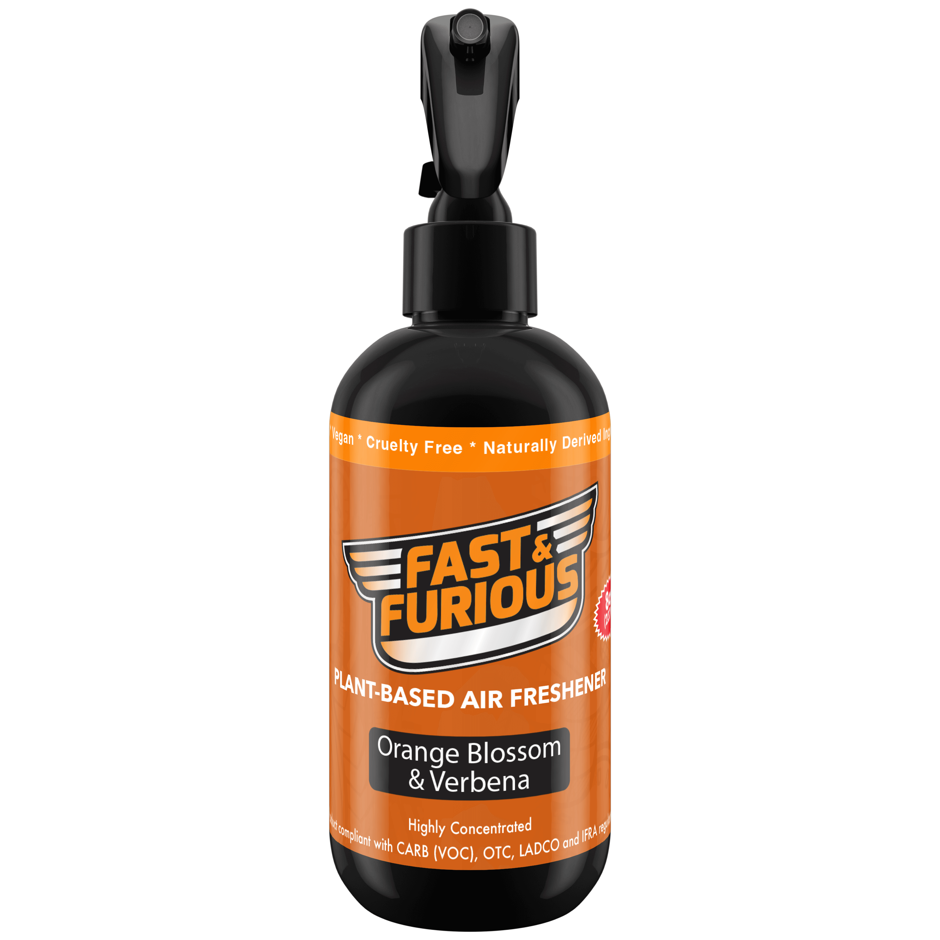 Fast and Furious Plant-Based Air Freshener - Orange Blossom & Verbena Scent