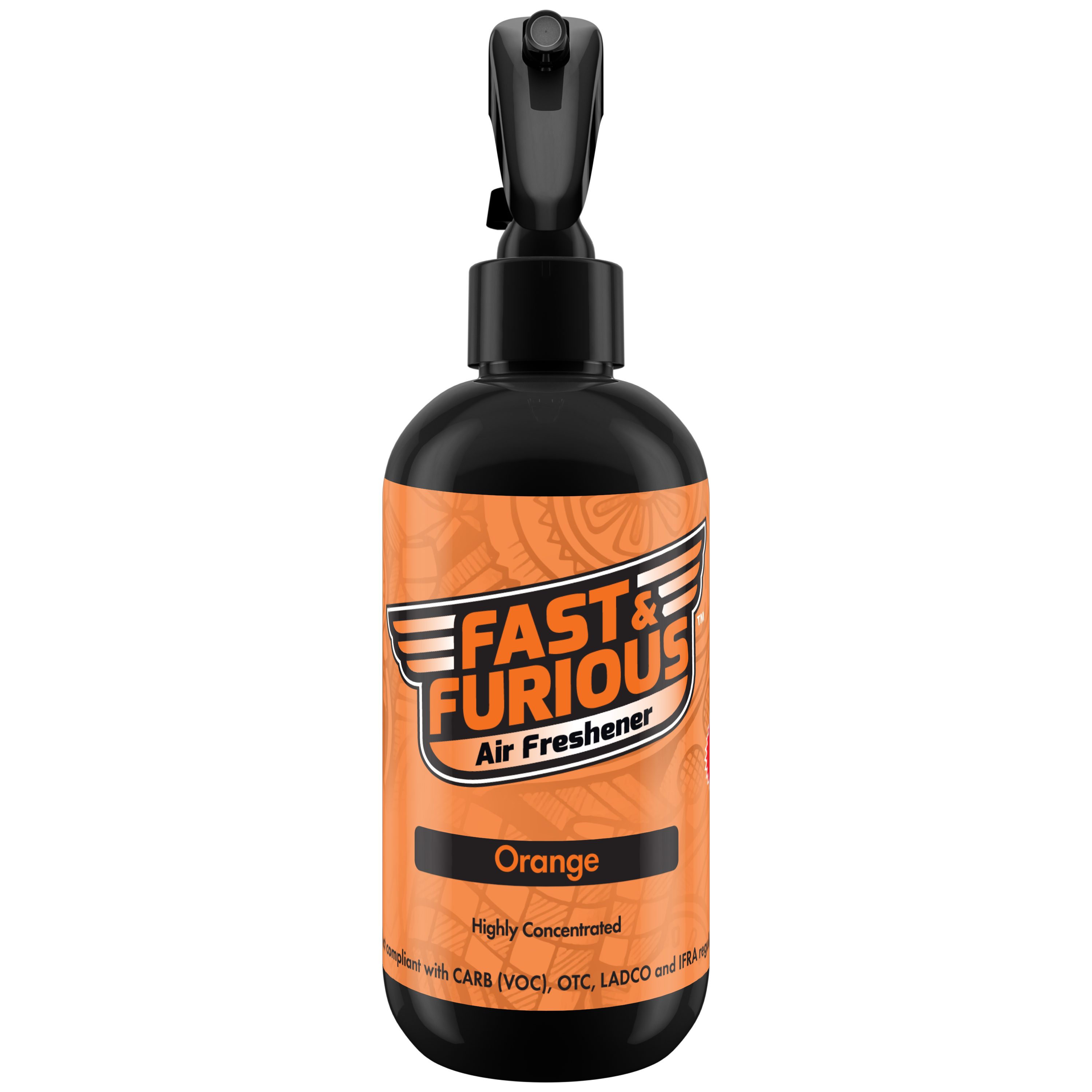 Fast and Furious Air Freshener - Orange Scent Size: 8oz