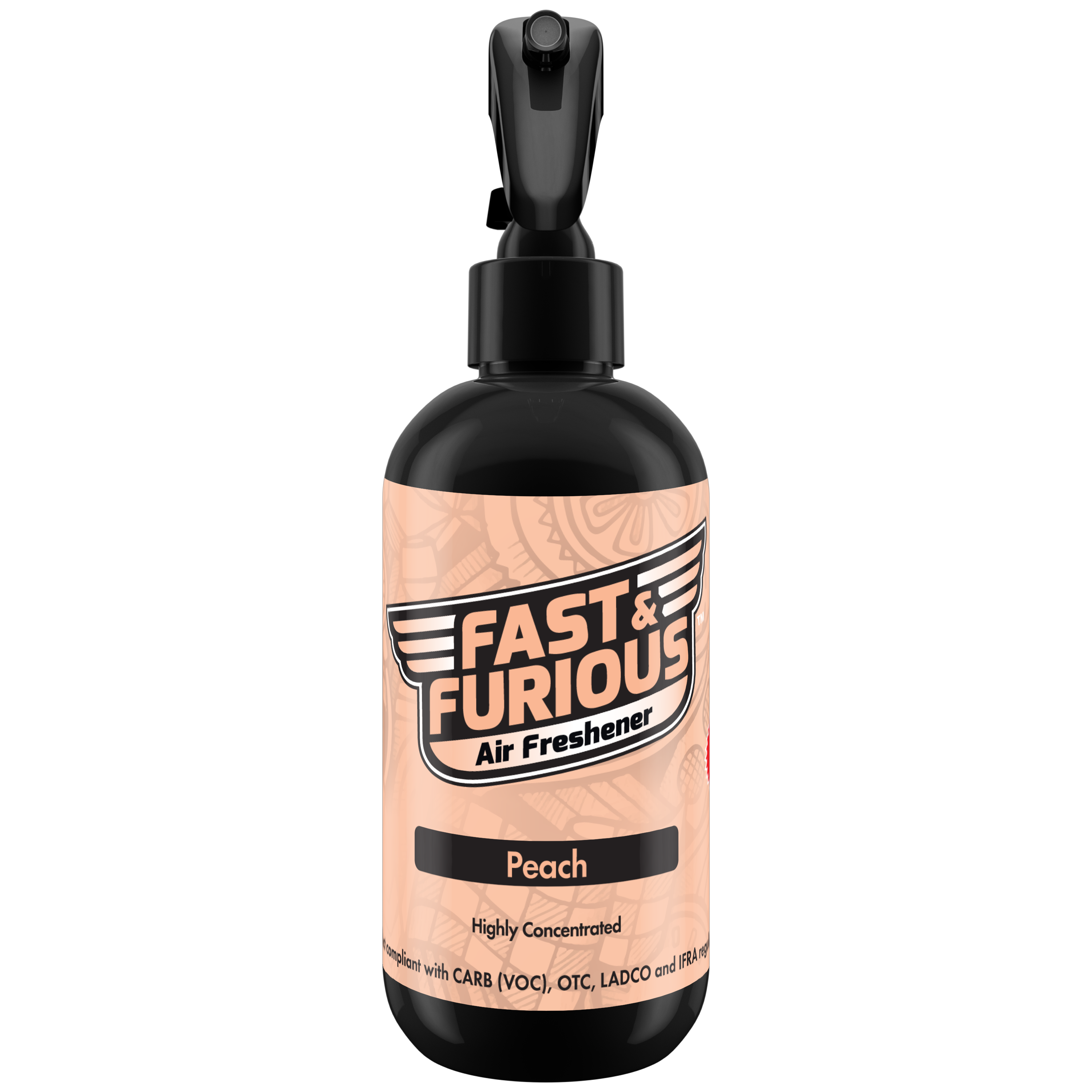 Fast and Furious Air Freshener - Peach Scent Size: 8oz