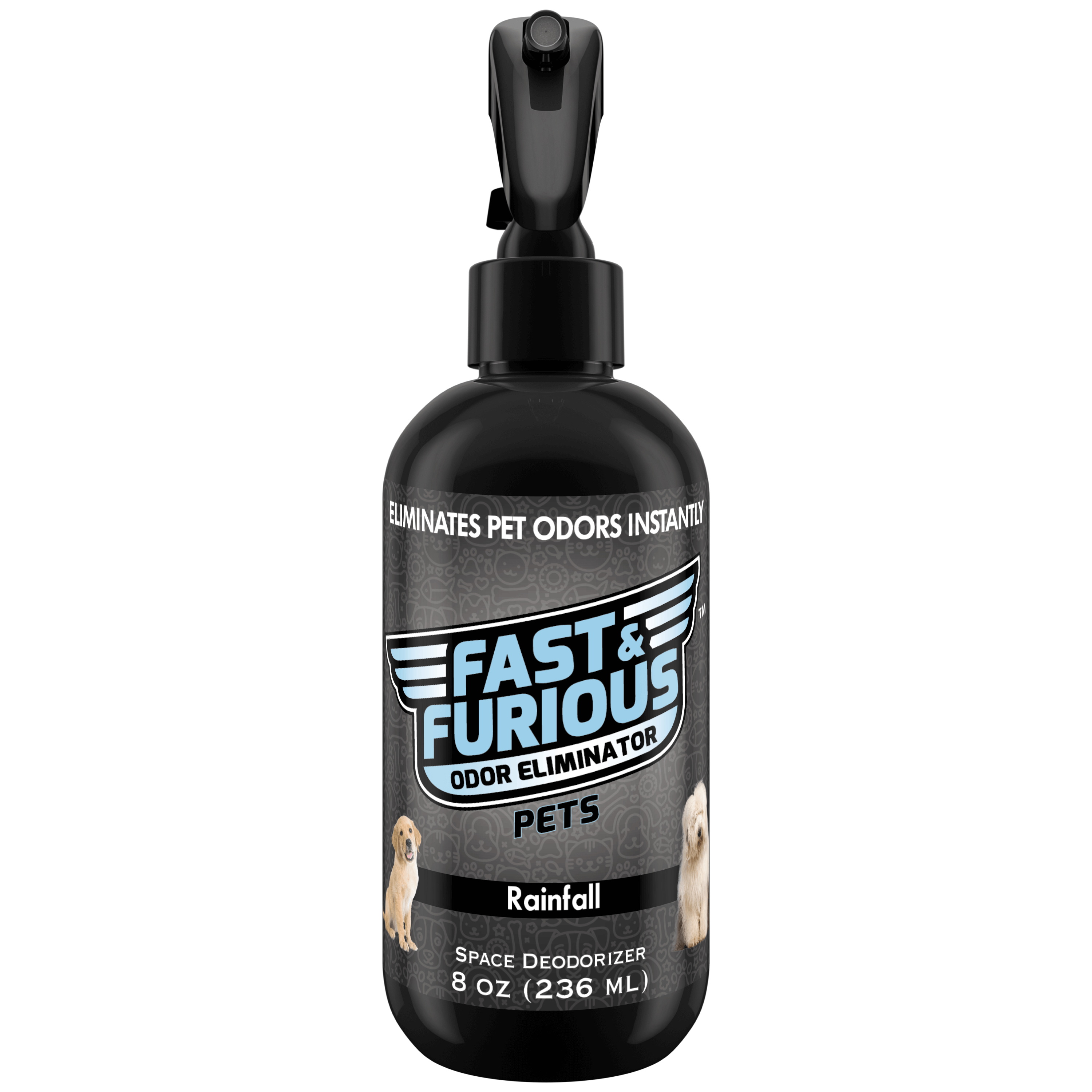 Fast and Furious Pets Odor Eliminator - Rainfall Scent Size: 8oz
