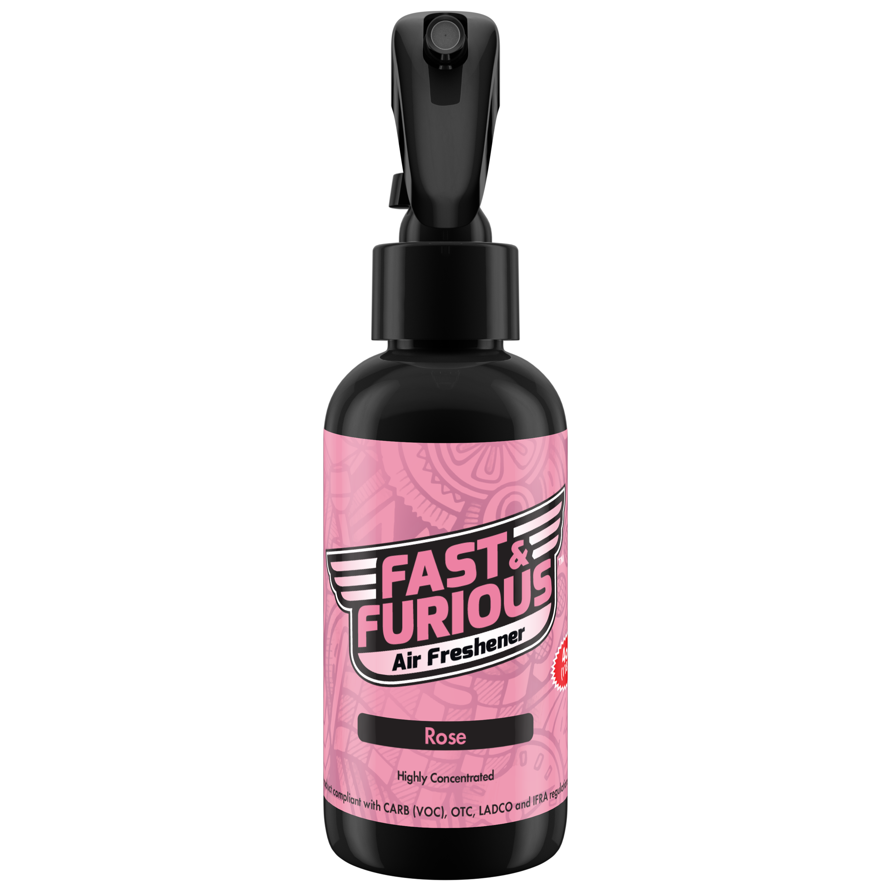 Fast and Furious Air Freshener - Rose Scent Size: 4oz