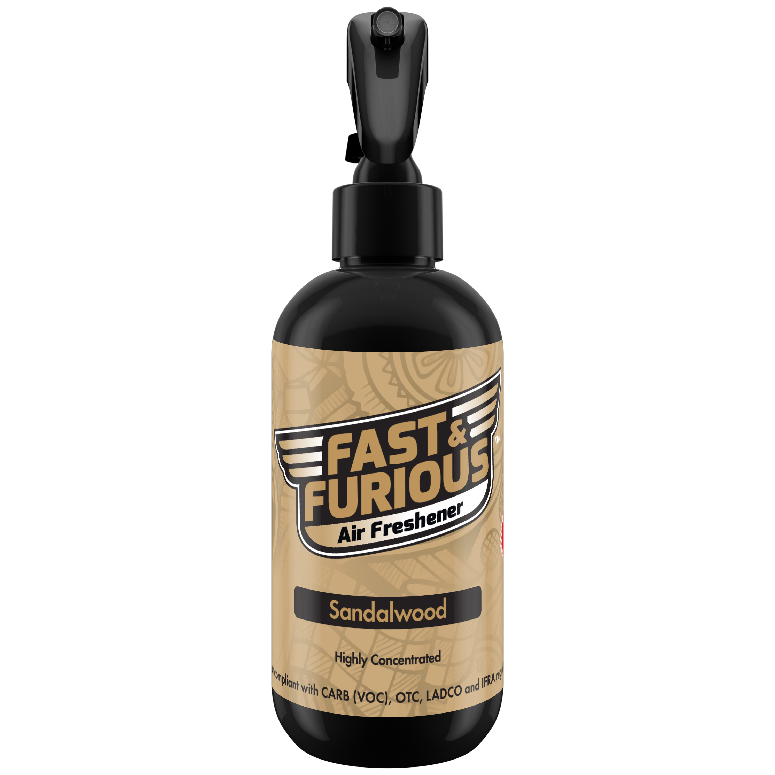 Fast and Furious Air Freshener - Sandalwood Scent Size: 8oz