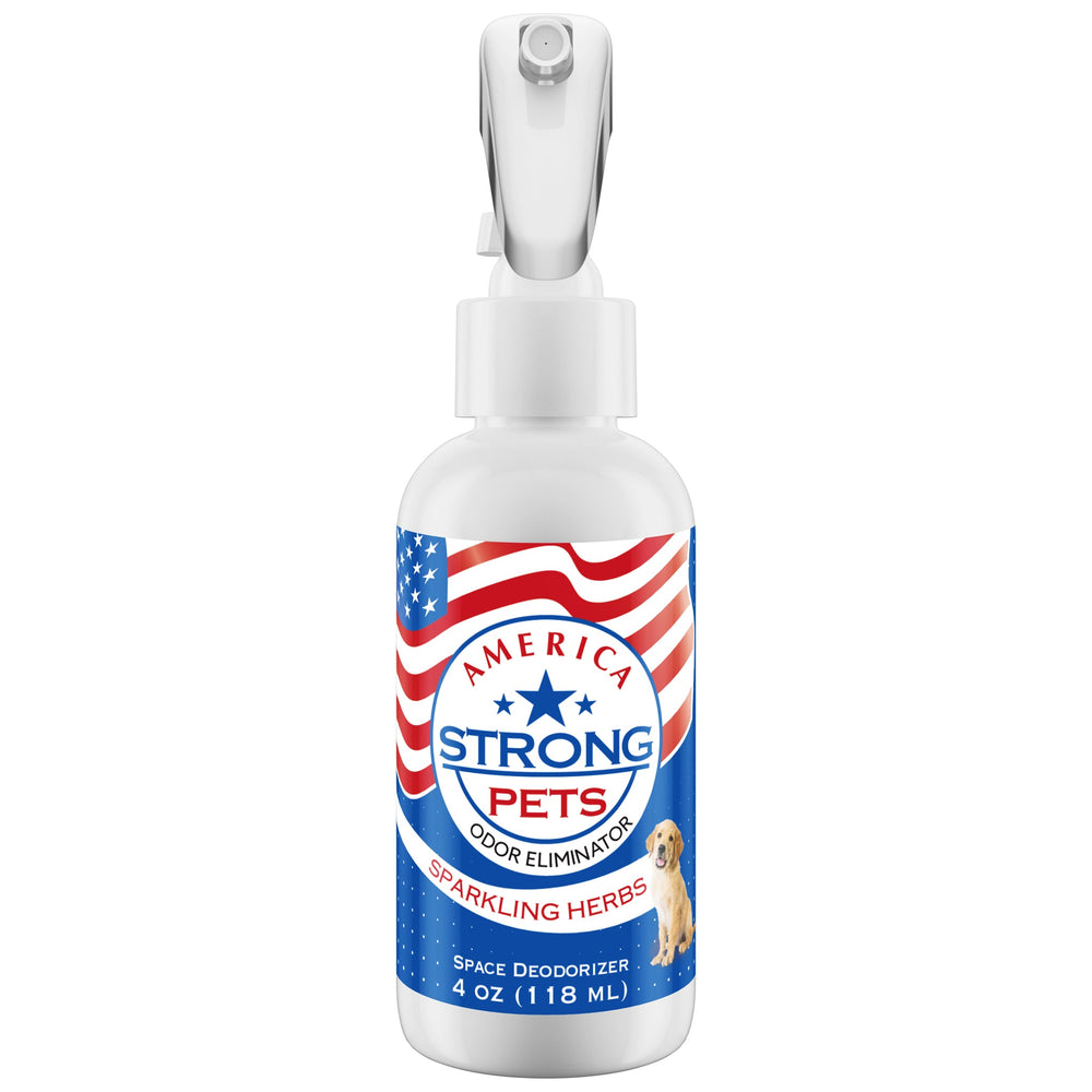 America Strong Pet Odor Eliminator - Sparkling Herbs Scent Size: 4 fl oz