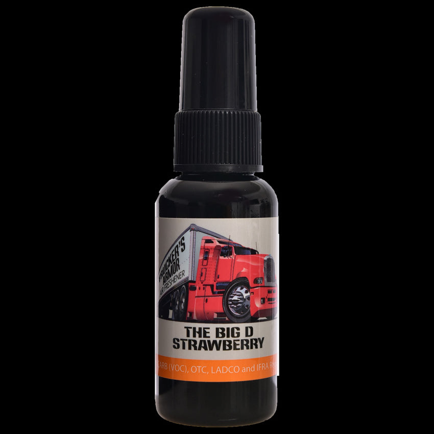 Trucker's Armor Air Freshener - The Big D Strawberry Scent