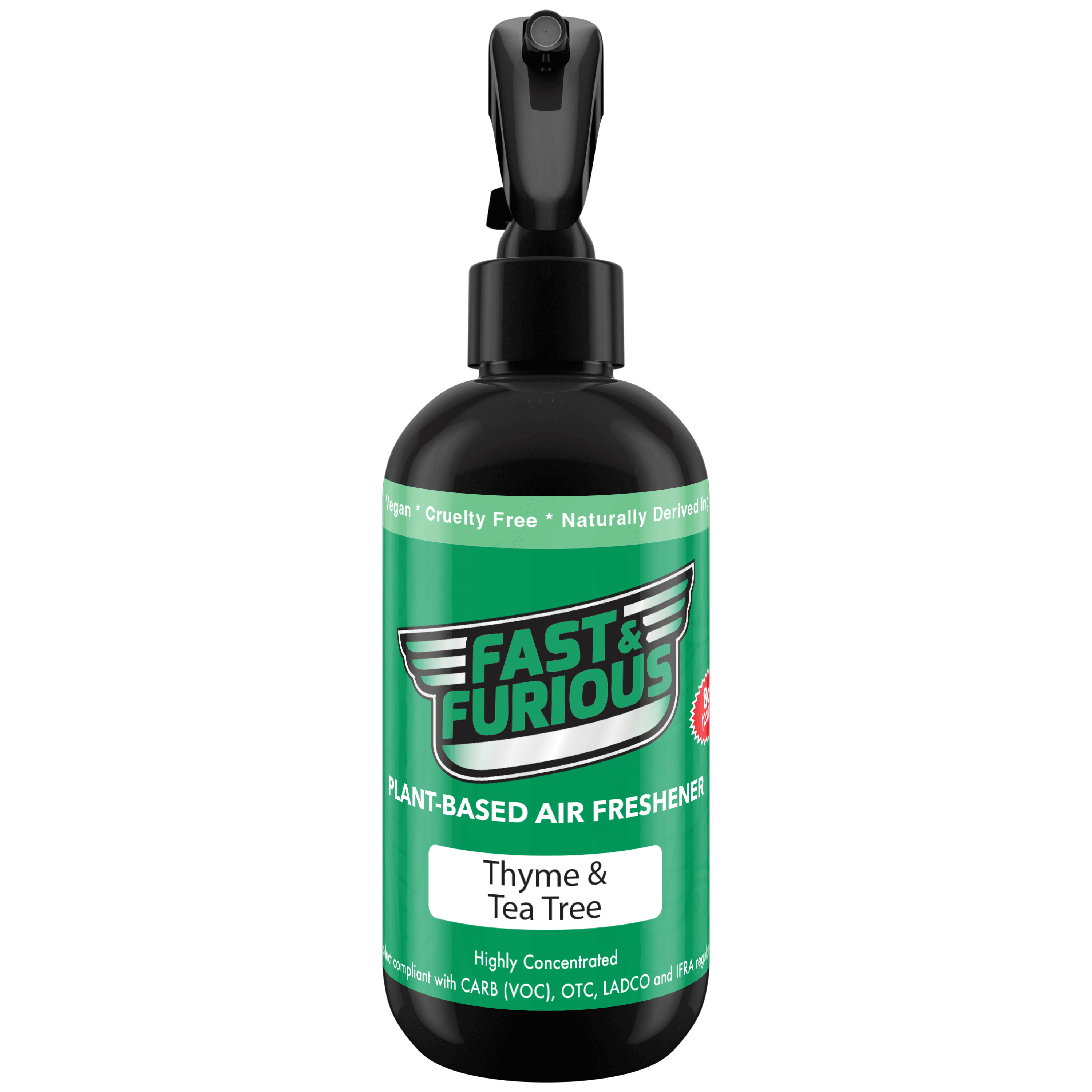 Fast and Furious Plant-Based Air Freshener - Thyme & Tea Tree Scent