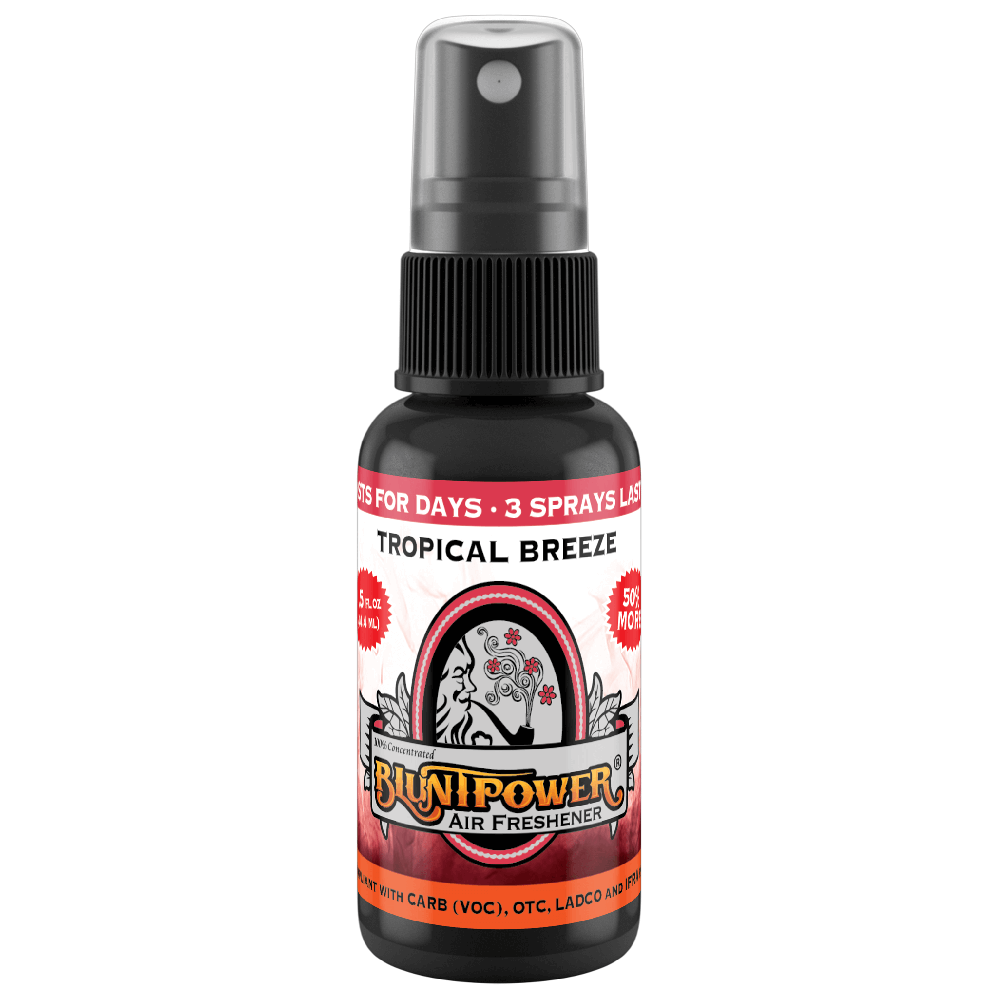 BluntPower Air Freshener - Signature Series Fragrance: Tropical Breeze Red