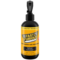 Fast and Furious Plant-Based Air Freshener - Vetiver & Amber Scent Size: 8oz