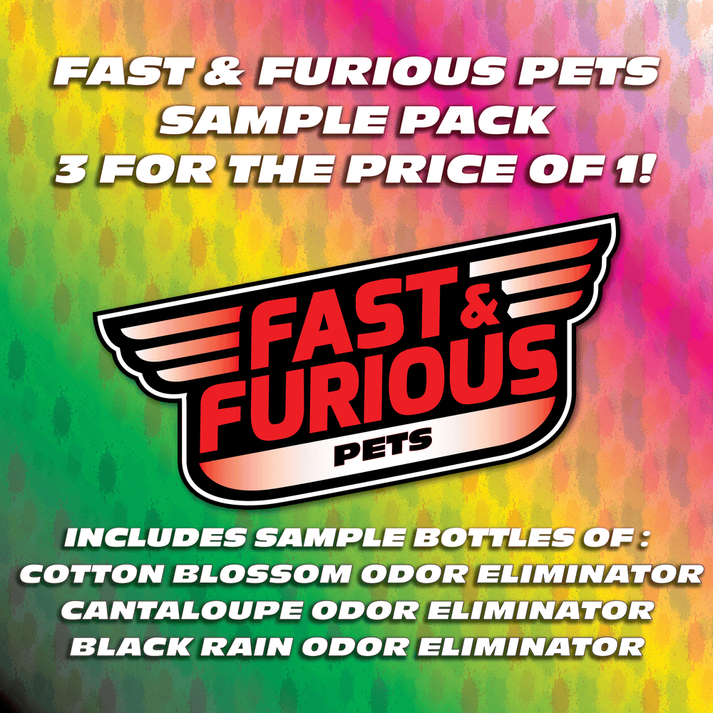 Fast and Furious Pets Odor Eliminator - 3 Pack Sampler